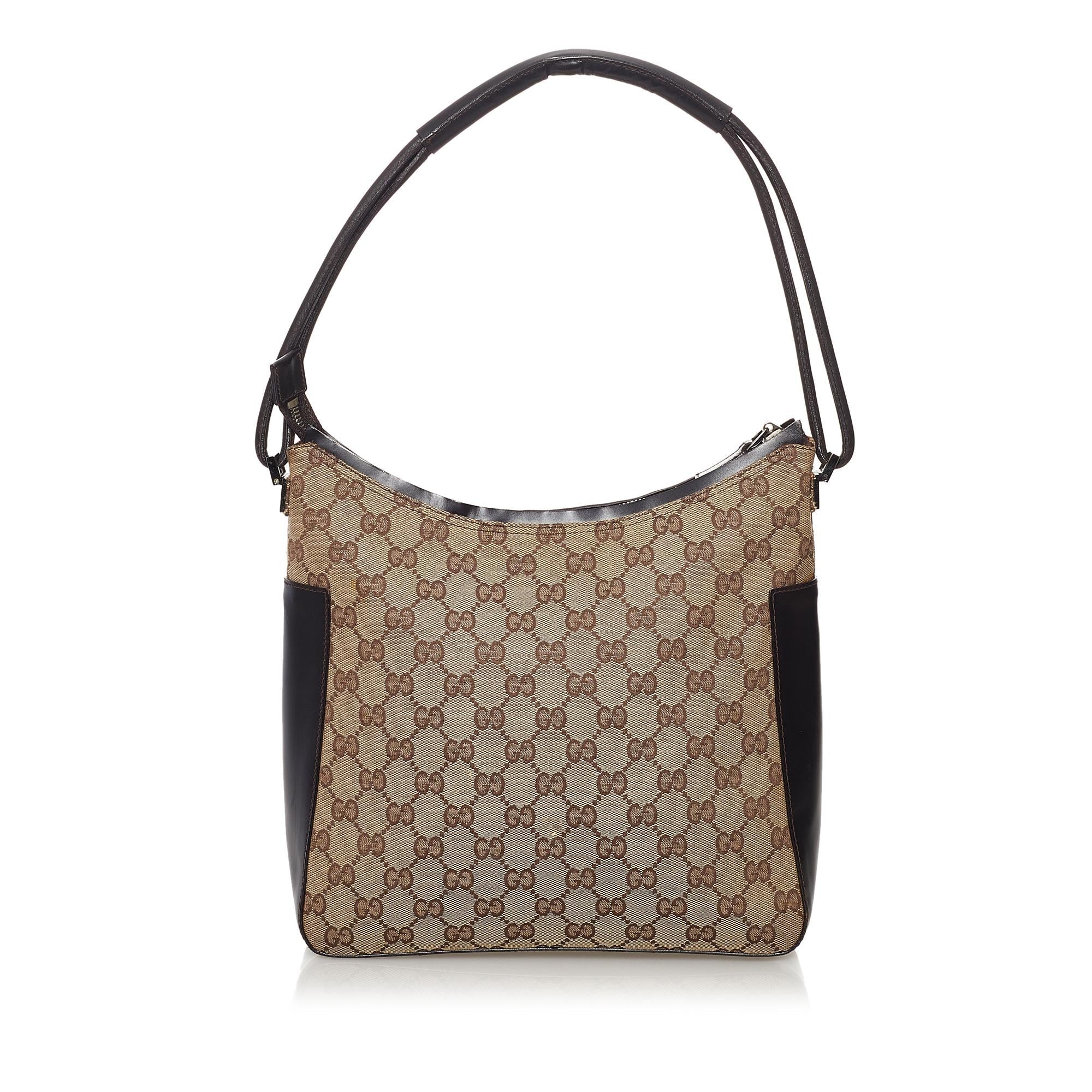 Gucci Canvas Shoulder Bag (SHG-32444)