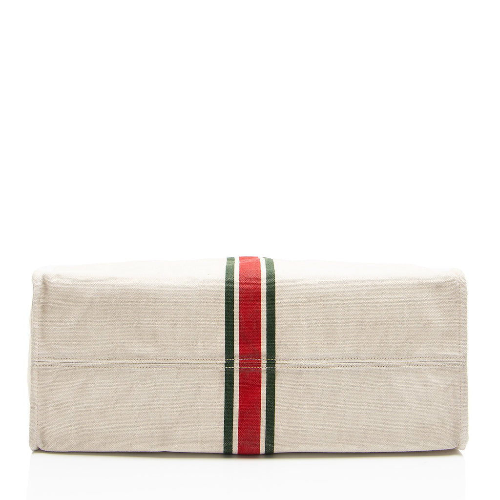 Gucci Canvas Web Foldable Large Tote