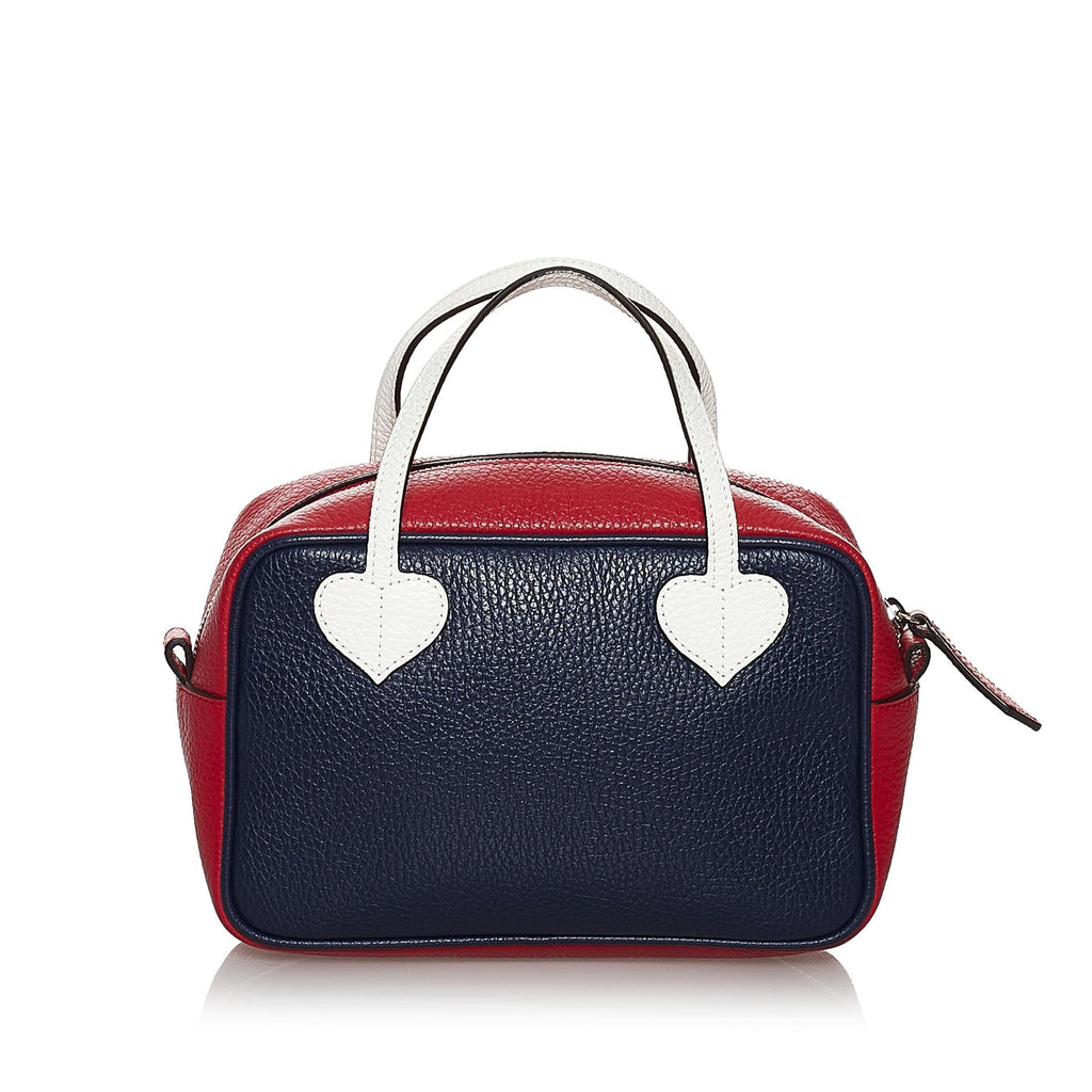 Gucci Childrens Tricolor Leather Handbag (SHG-29711)