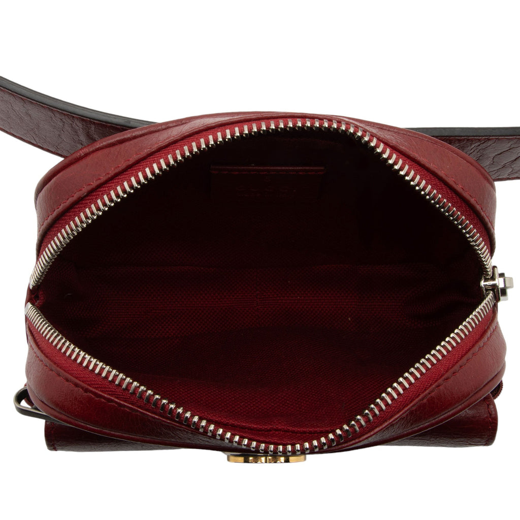Gucci Cracked Calfskin Morpheus Belt Bag - 32 / 80