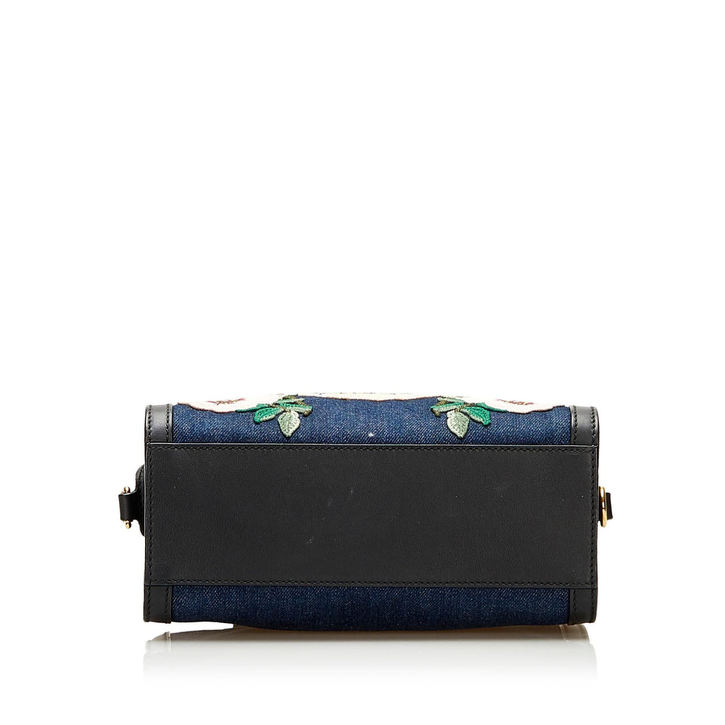 Gucci Denim Tiger Pearl Tote (SHG-35954)