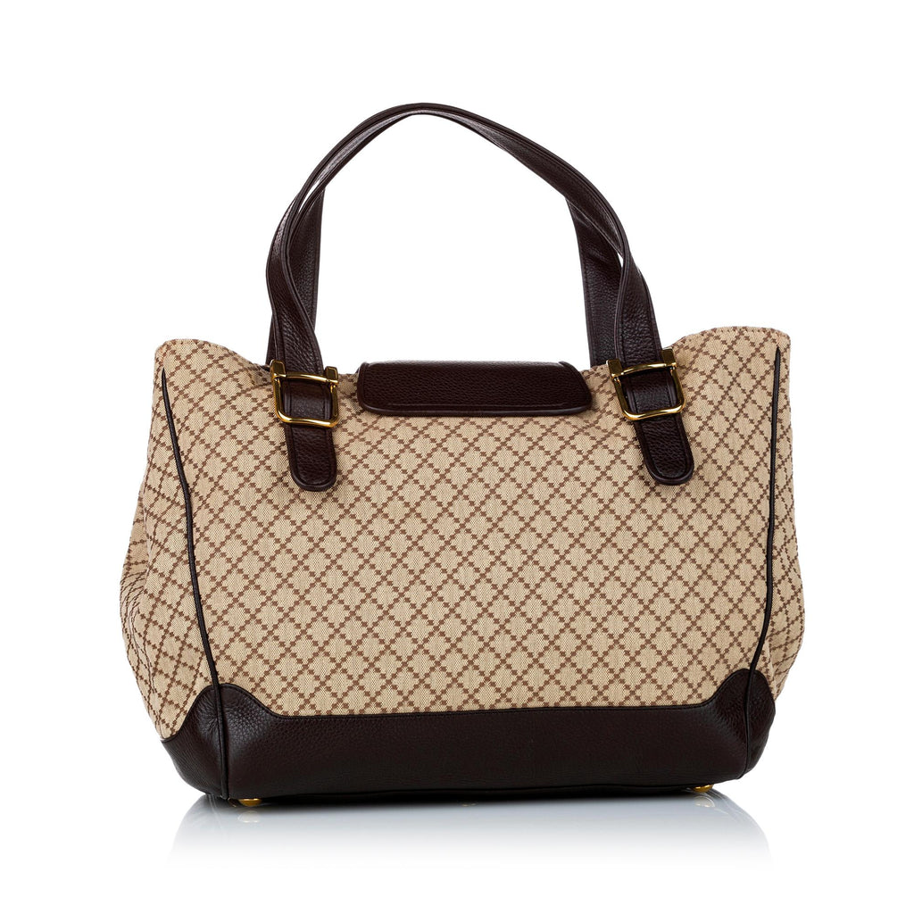Gucci Diamante 1973 Canvas Tote Bag (SHG-28753)