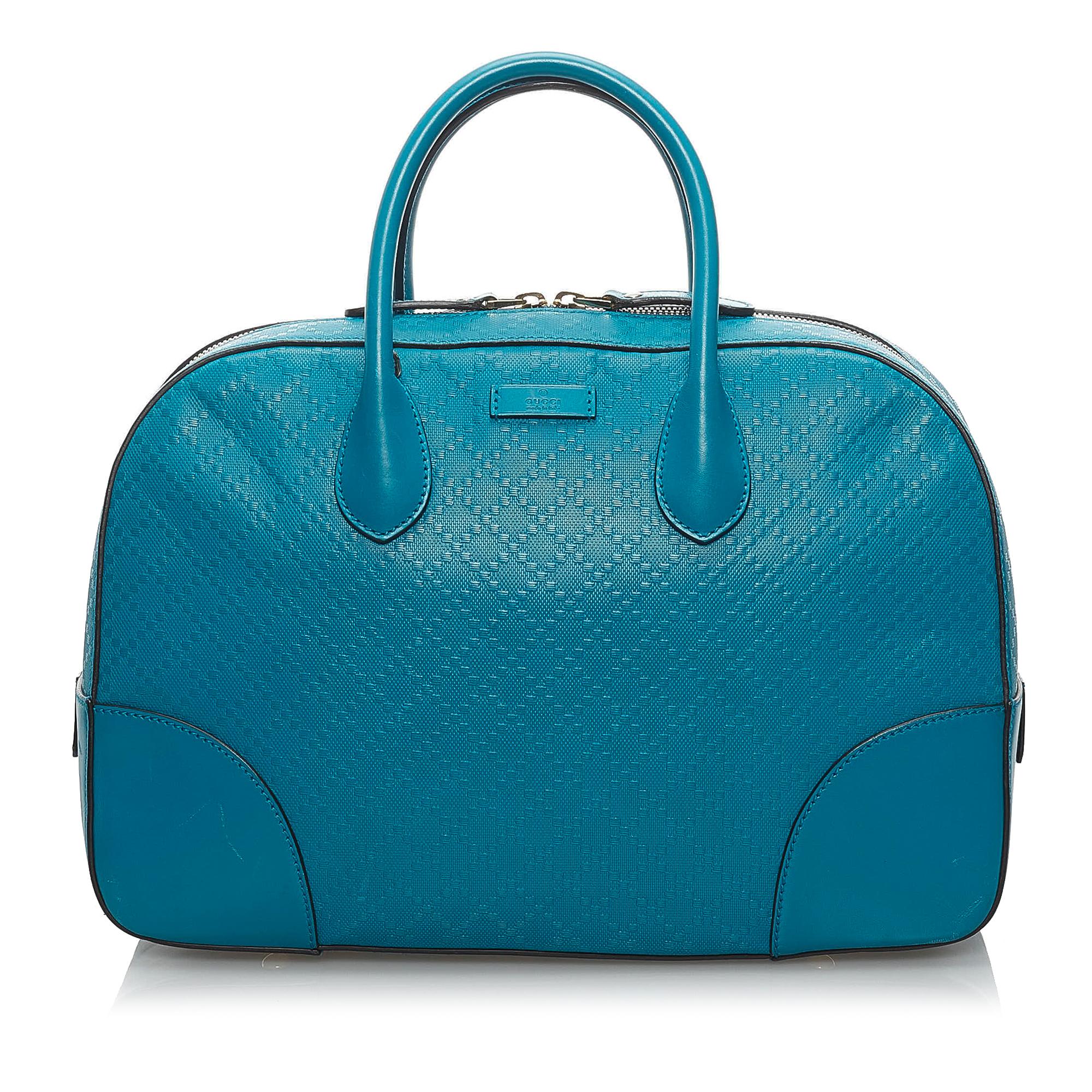 Gucci Diamante Bright Leather Satchel (SHG-34238)
