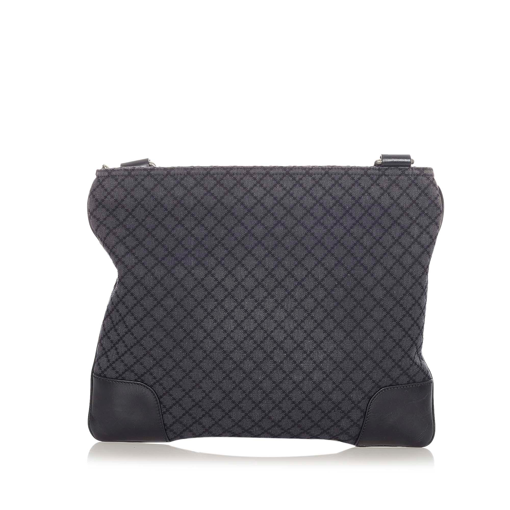 Gucci Diamante Canvas Crossbody Bag (SHG-22576)