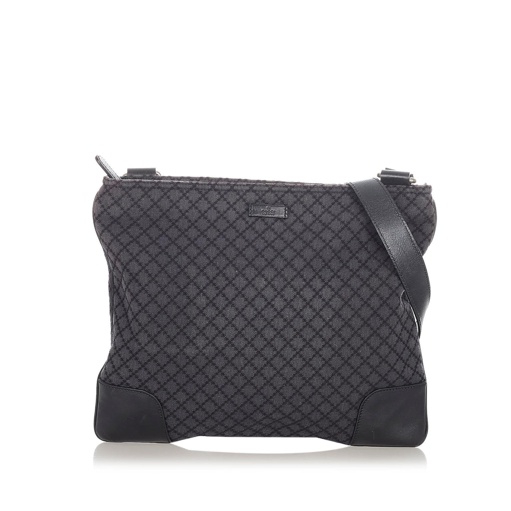 Gucci Diamante Canvas Crossbody Bag (SHG-22576)