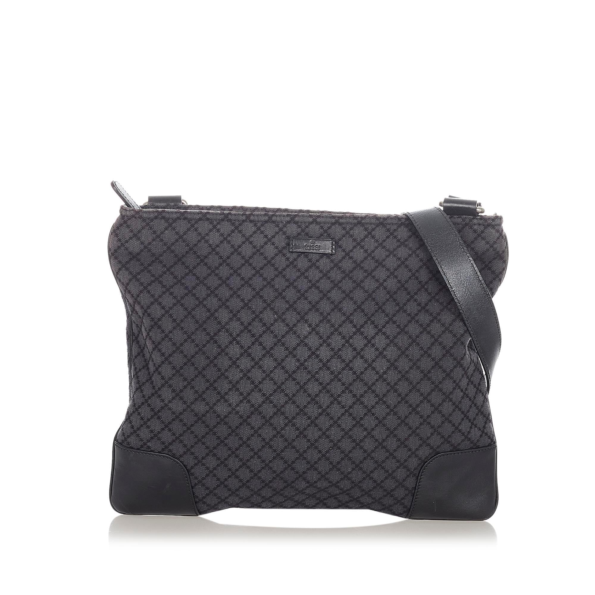 Gucci Diamante Canvas Crossbody Bag (SHG-22576)