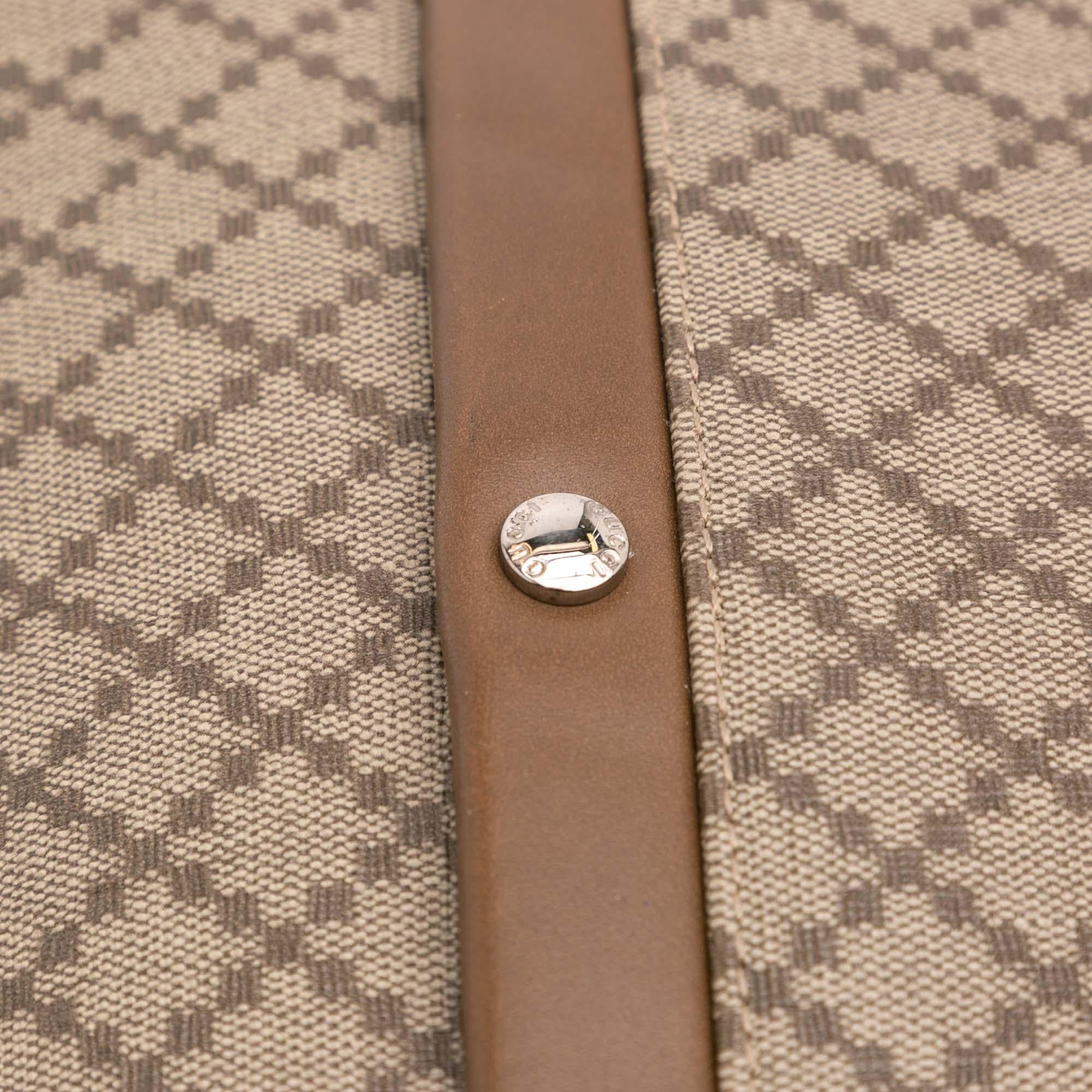 Gucci Diamante Coated Canvas Clutch