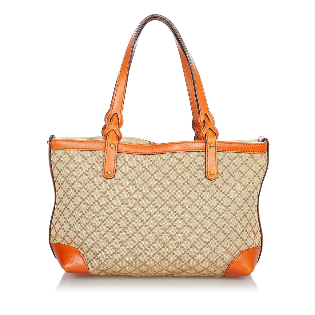 Gucci Diamante Craft Canvas Tote Bag (SHG-24194)