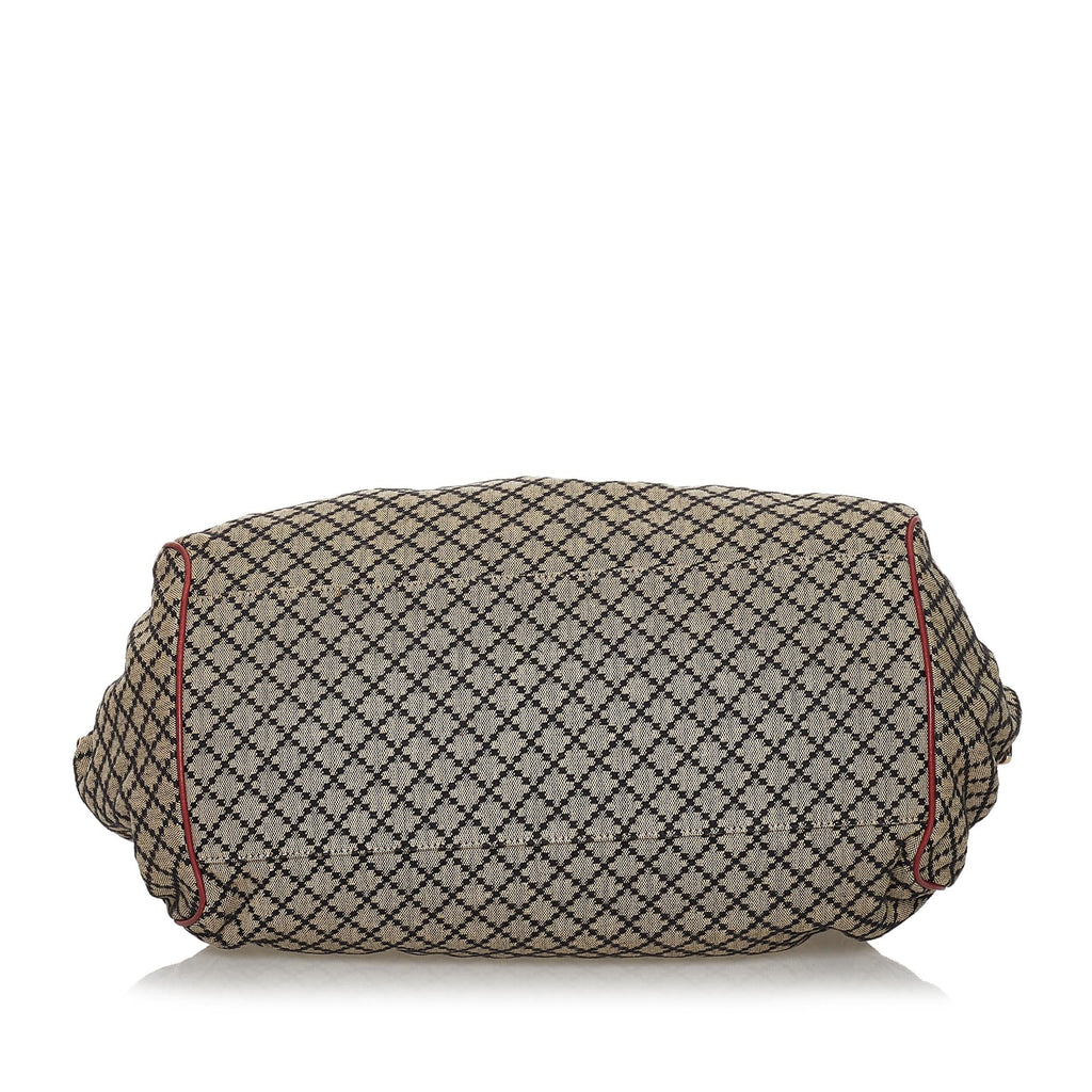 Gucci Diamante Sukey Canvas Satchel (SHG-31216)