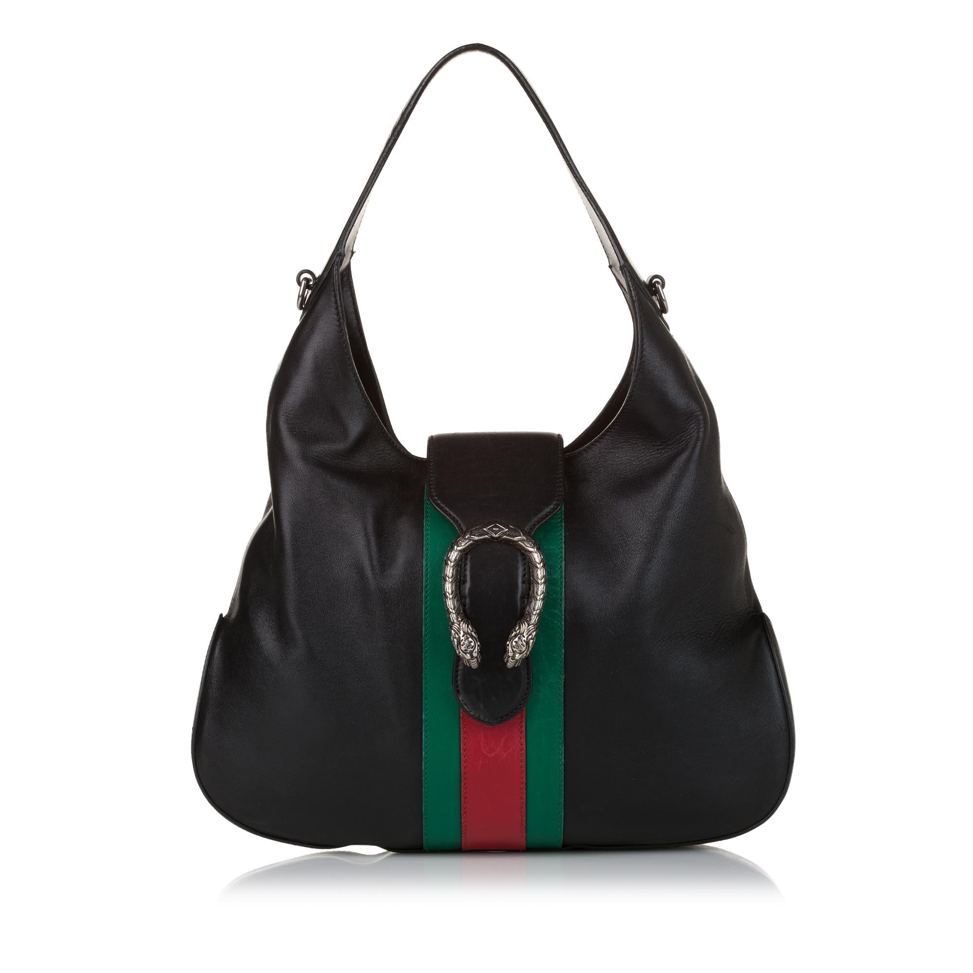Gucci Dionysus Web Leather Hobo (SHG-31263)