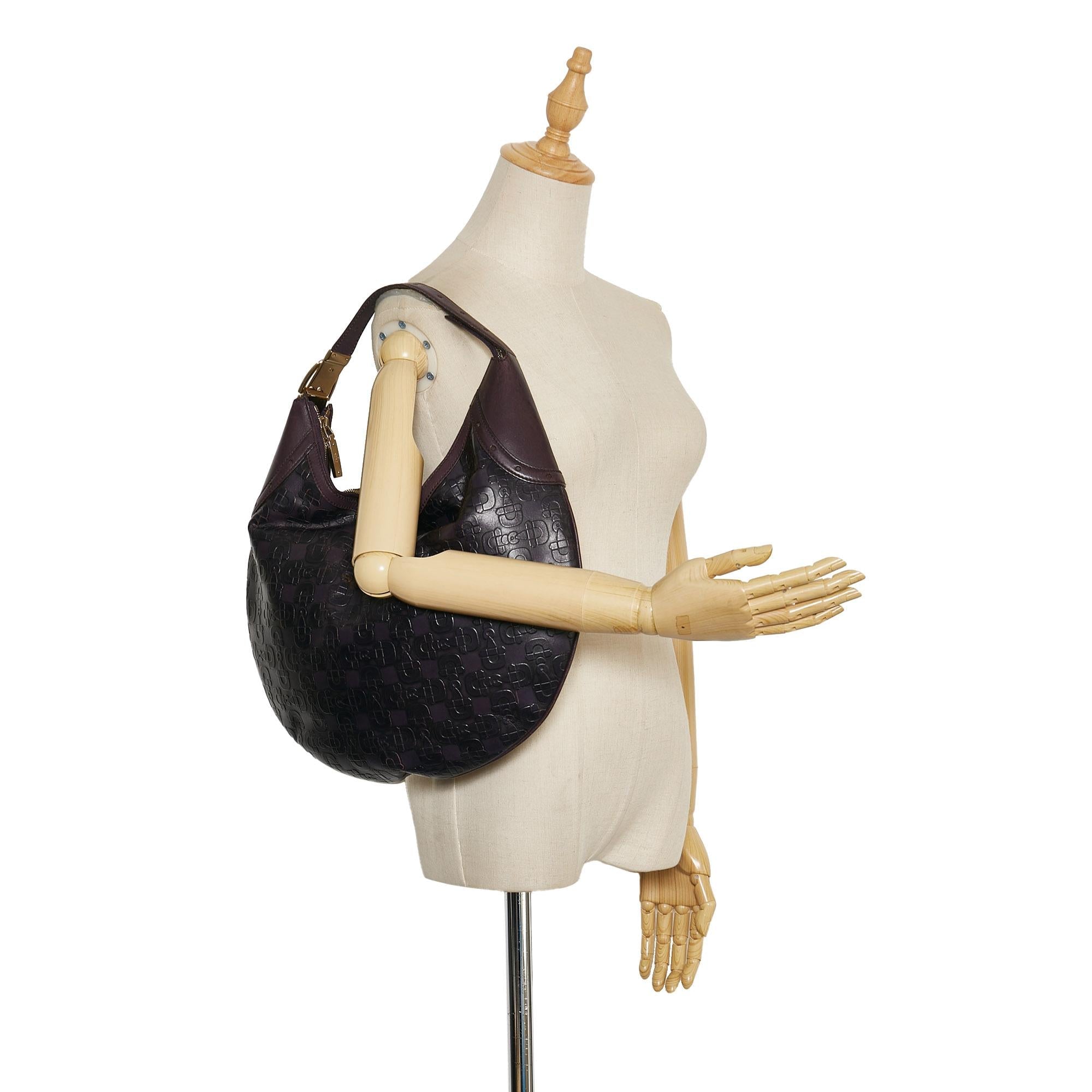 Gucci Embossed Horsebit Glam Hobo (SHG-35585)