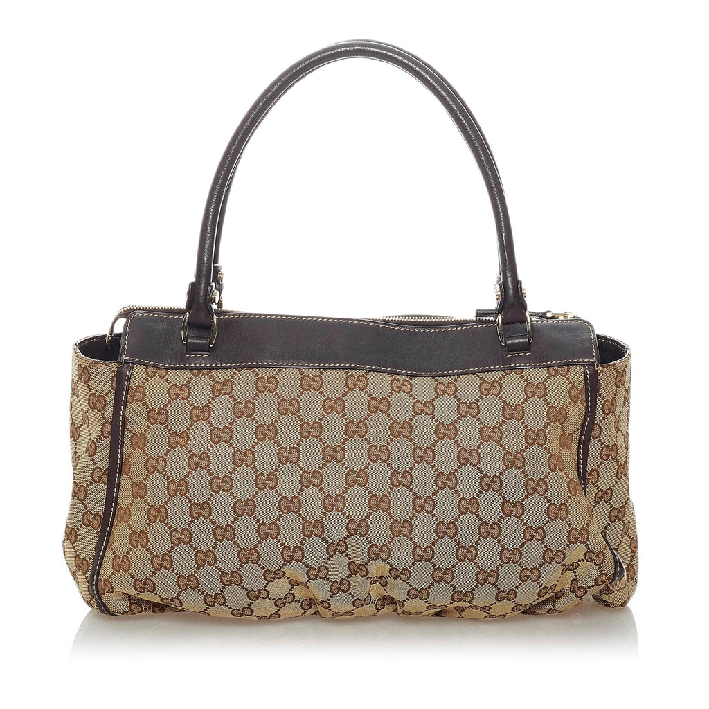 Gucci GG Abbey-D Ring Canvas Tote Bag (SHG-30364)