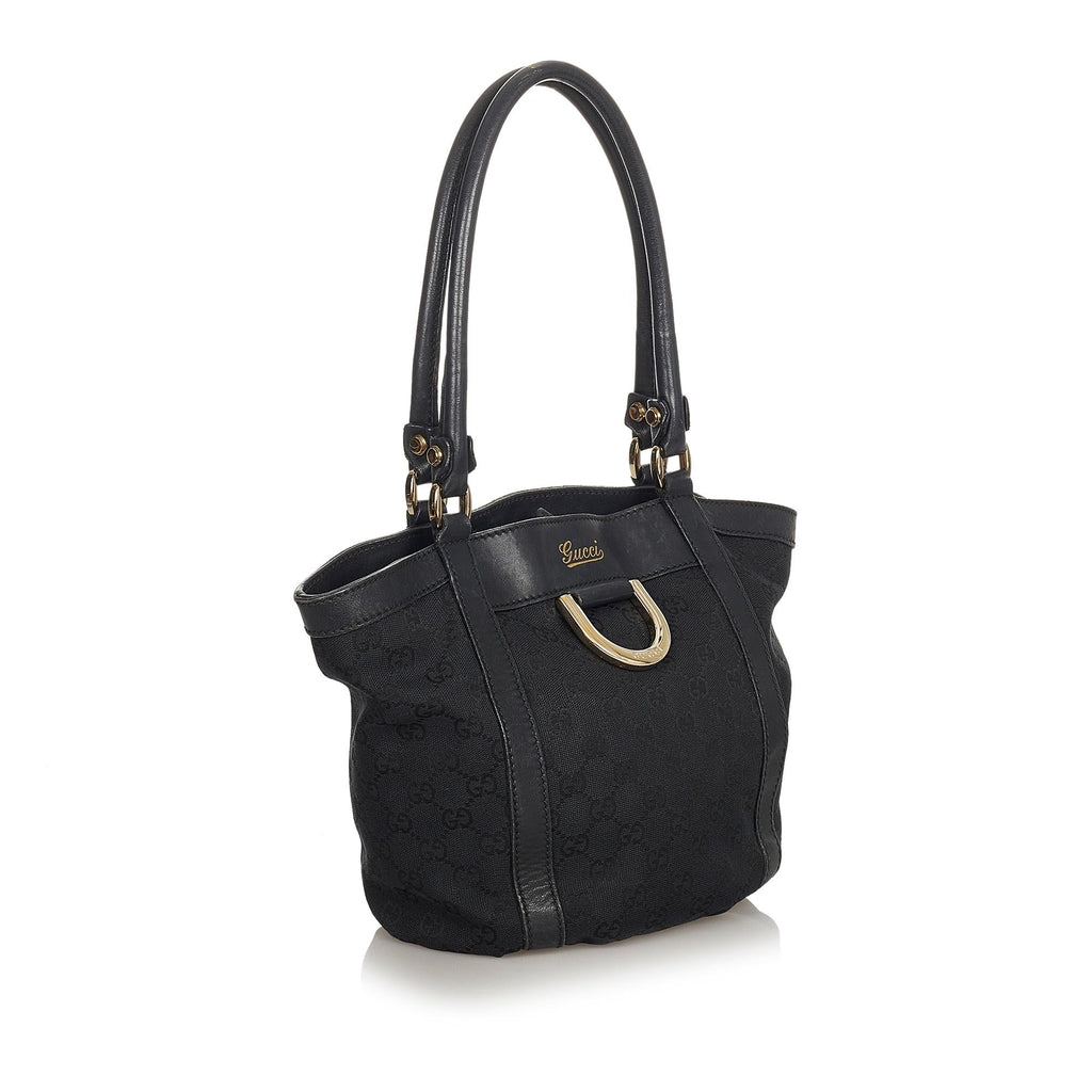 Gucci GG Abbey D-Ring Canvas Tote Bag (SHG-32494)