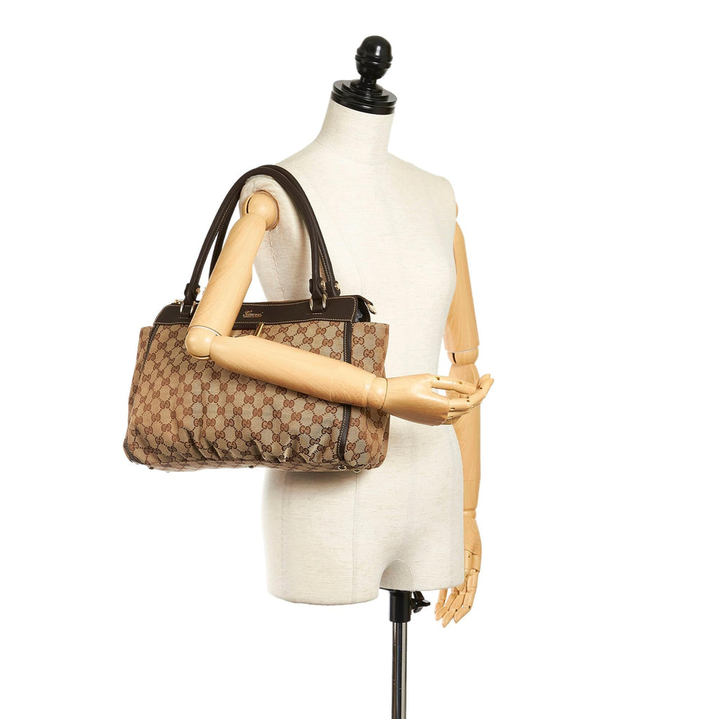 Gucci GG Abbey D-Ring Canvas Tote Bag (SHG-34492)