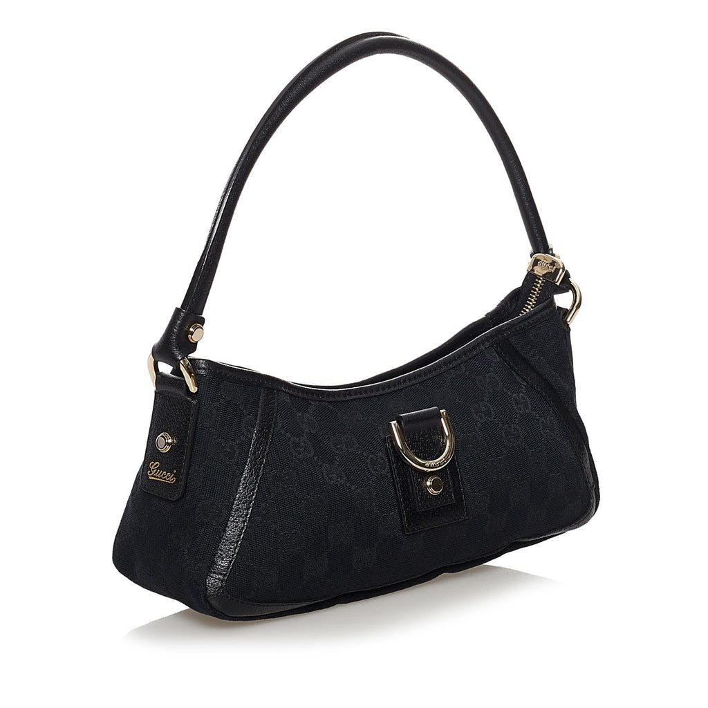 Gucci GG Canvas Abbey D-Ring Baguette (SHG-31784)
