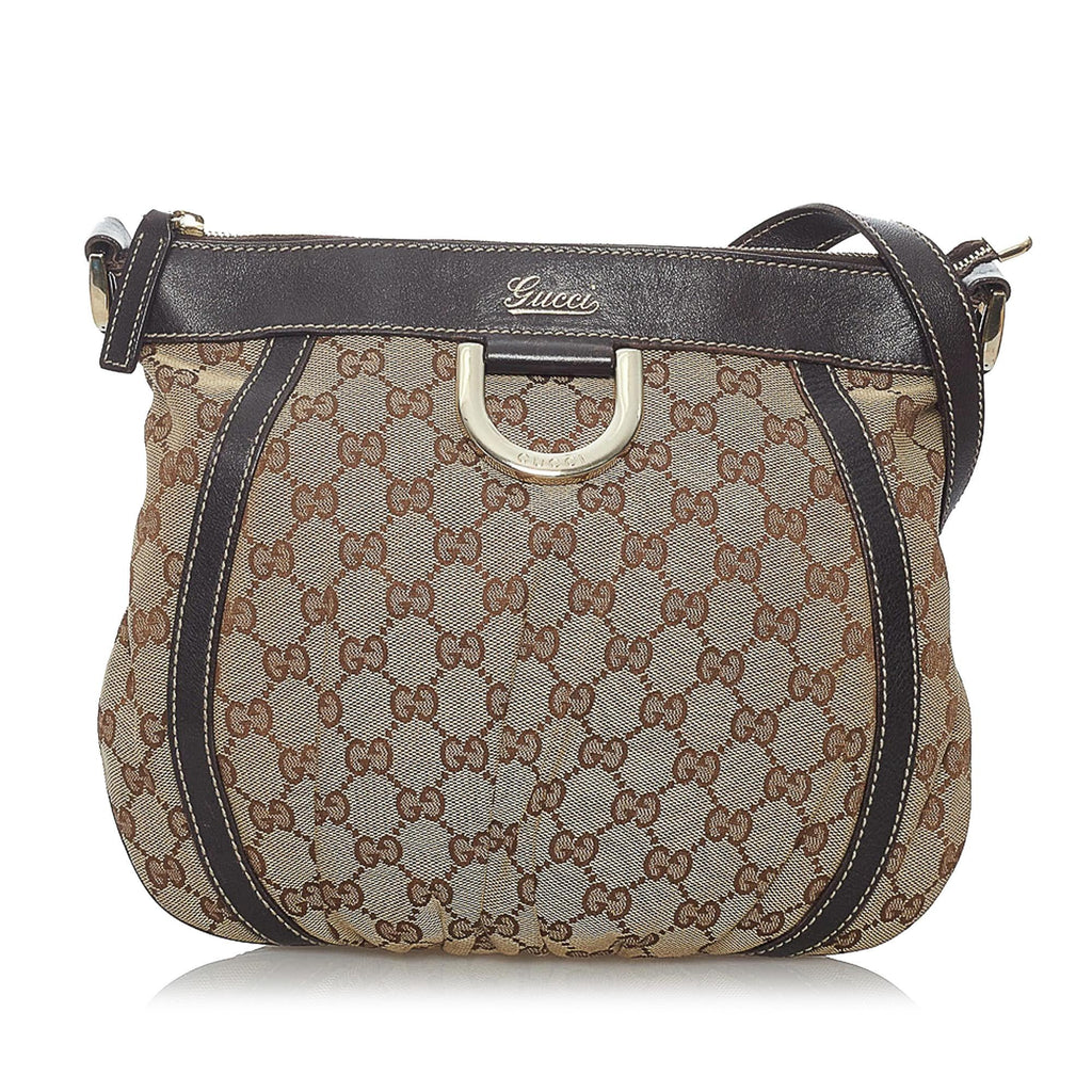 Gucci GG Canvas Abbey D-Ring Crossbody Bag (SHG-29469)