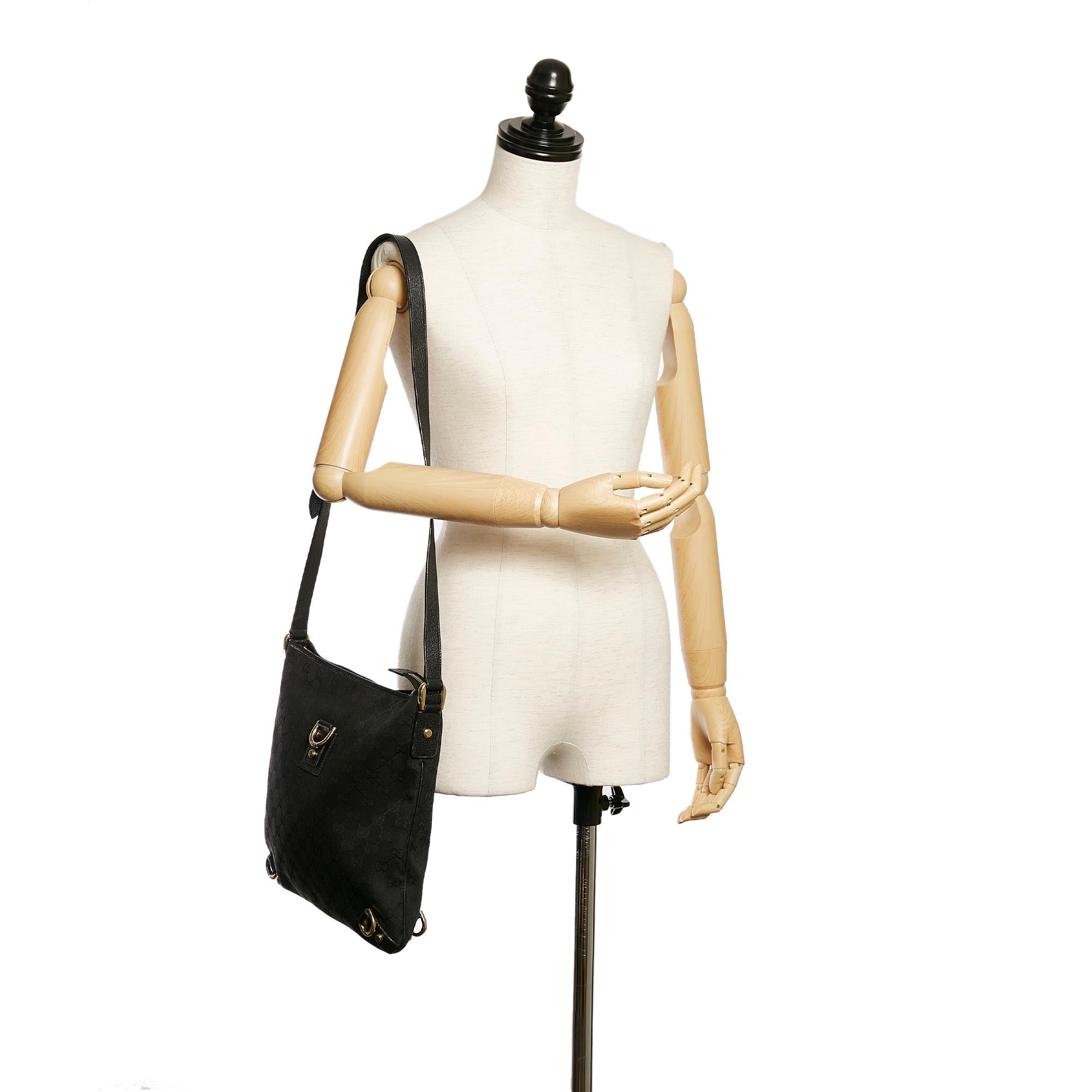 Gucci GG Canvas Abbey D-Ring Crossbody Bag (SHG-29759)