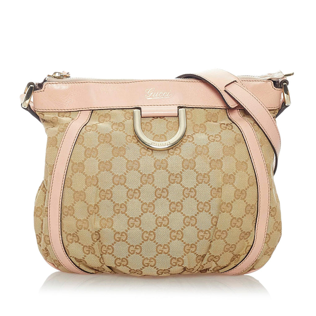 Gucci GG Canvas Abbey D-Ring Crossbody Bag (SHG-34709)