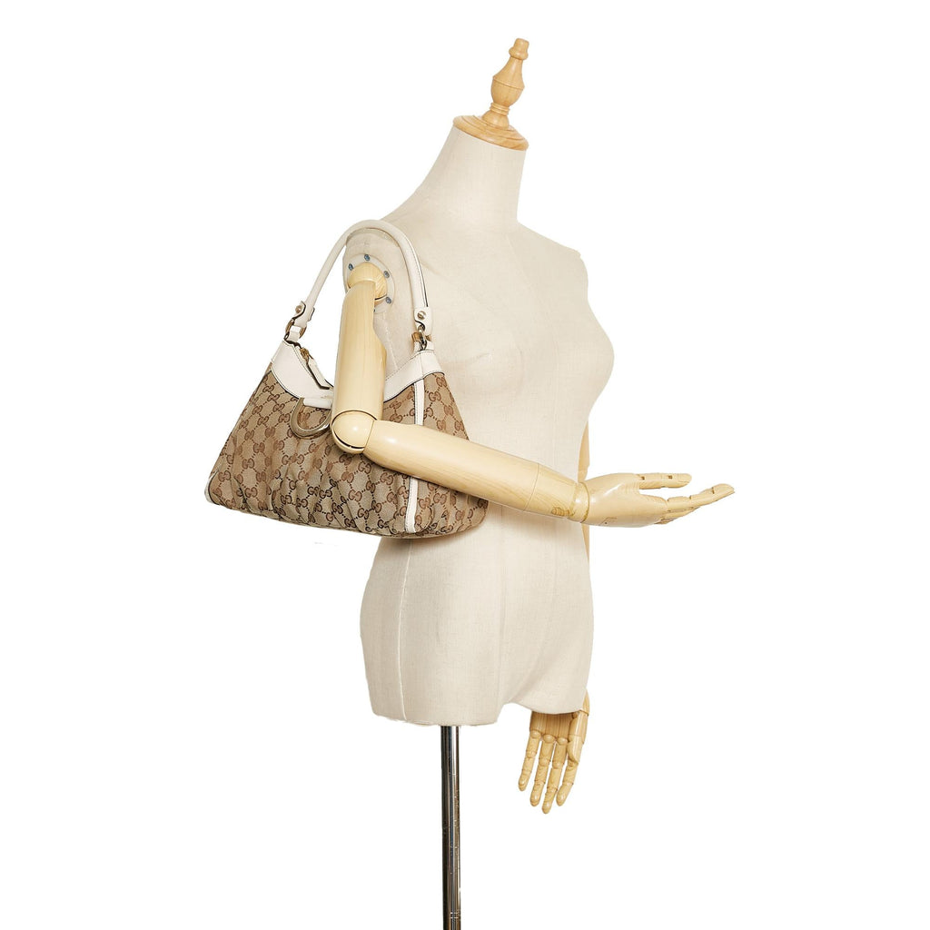 Gucci GG Canvas Abbey D-Ring Handbag (SHG-T3VHl9)