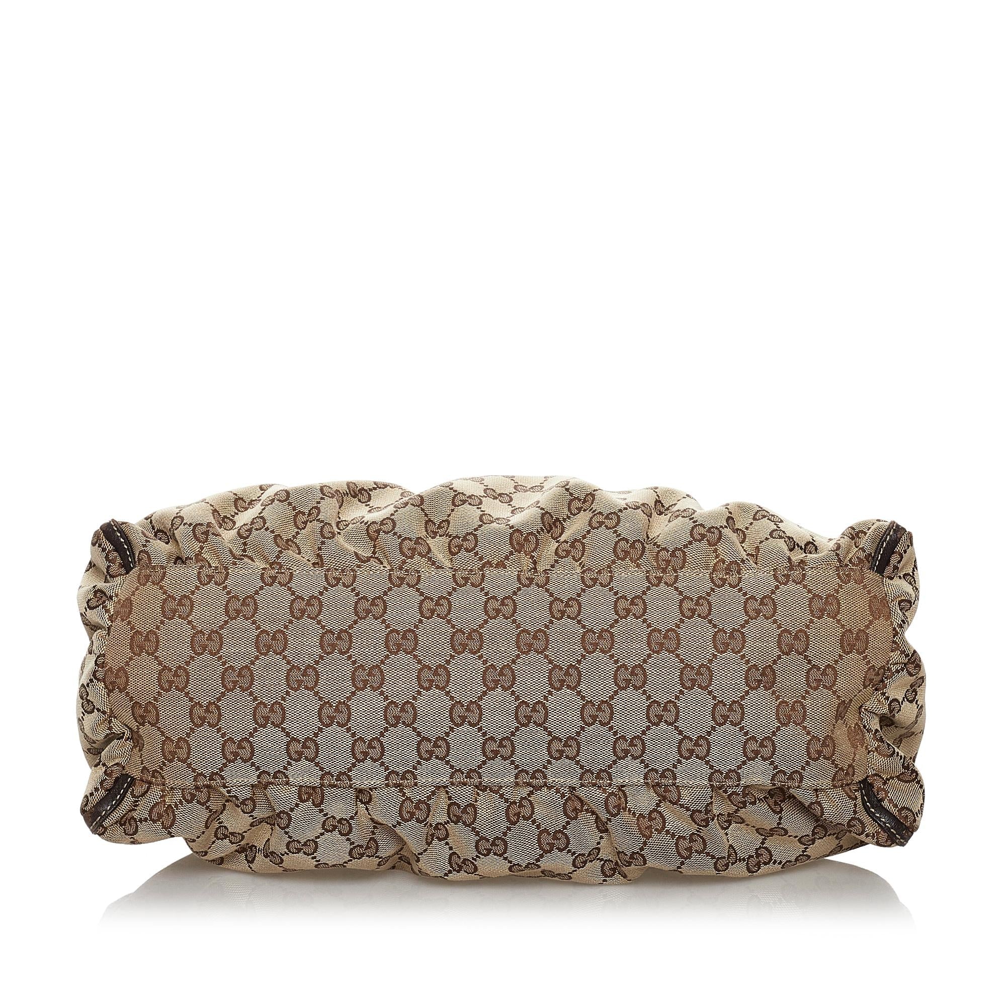 Gucci GG Canvas Abbey D-Ring Hobo Bag (SHG-30330)