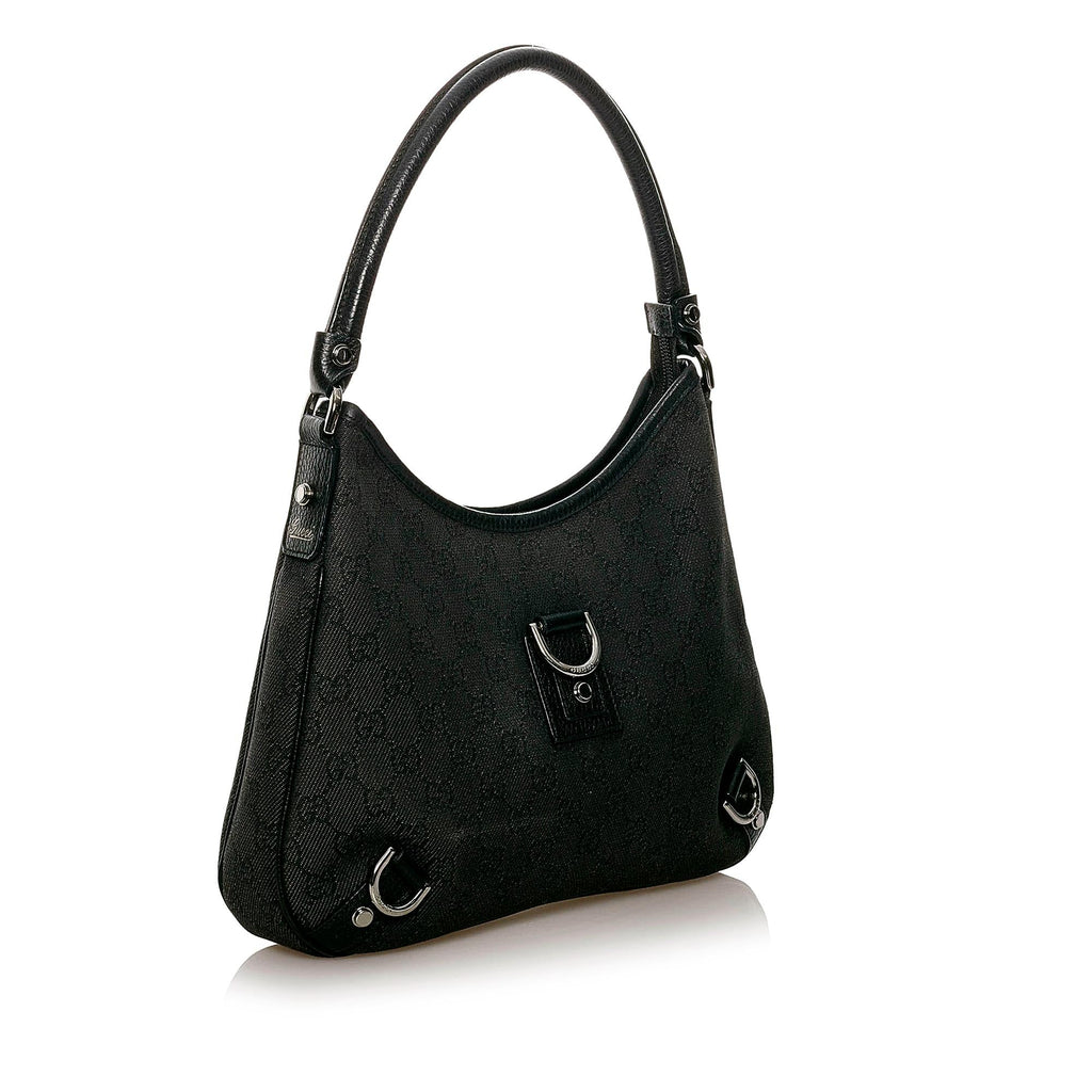 Gucci GG Canvas Abbey D-Ring Shoulder Bag (SHG-29008)