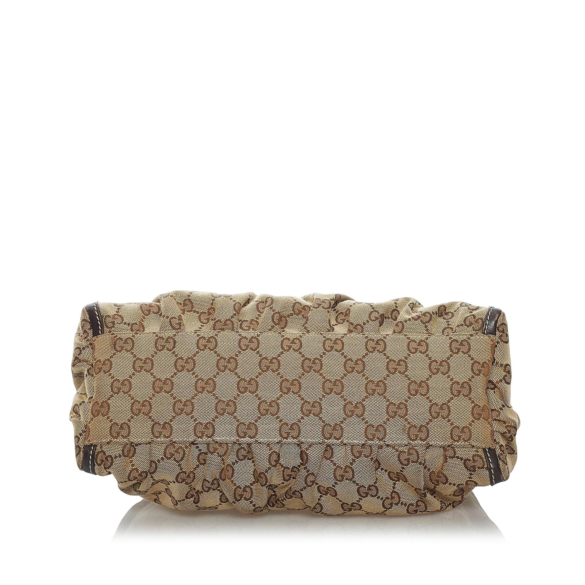 Gucci GG Canvas Abbey D-Ring Shoulder Bag (SHG-29860)