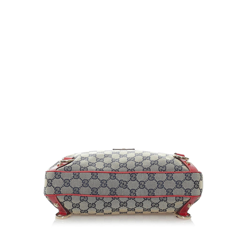 Gucci GG Canvas Abbey D-Ring Shoulder Bag (SHG-30958)