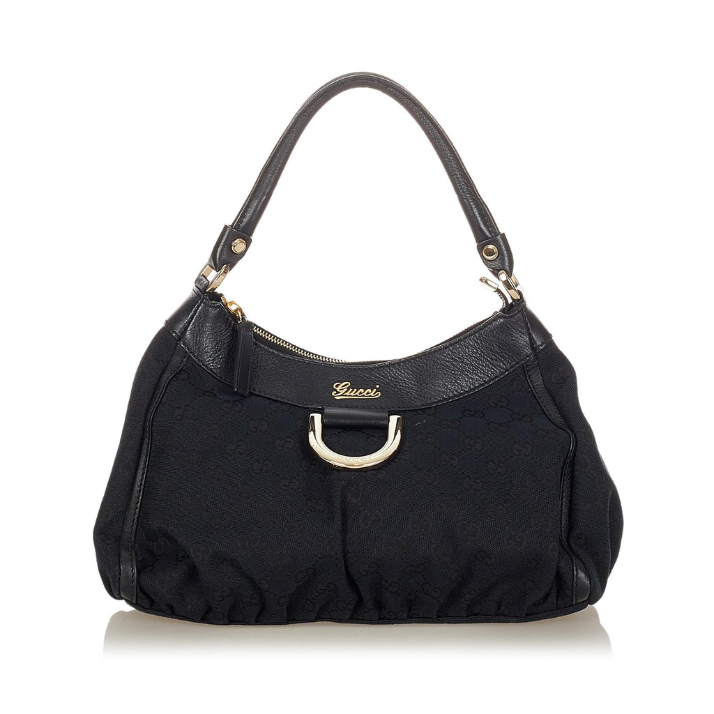 Gucci GG Canvas Abbey D-Ring Shoulder Bag (SHG-31950)