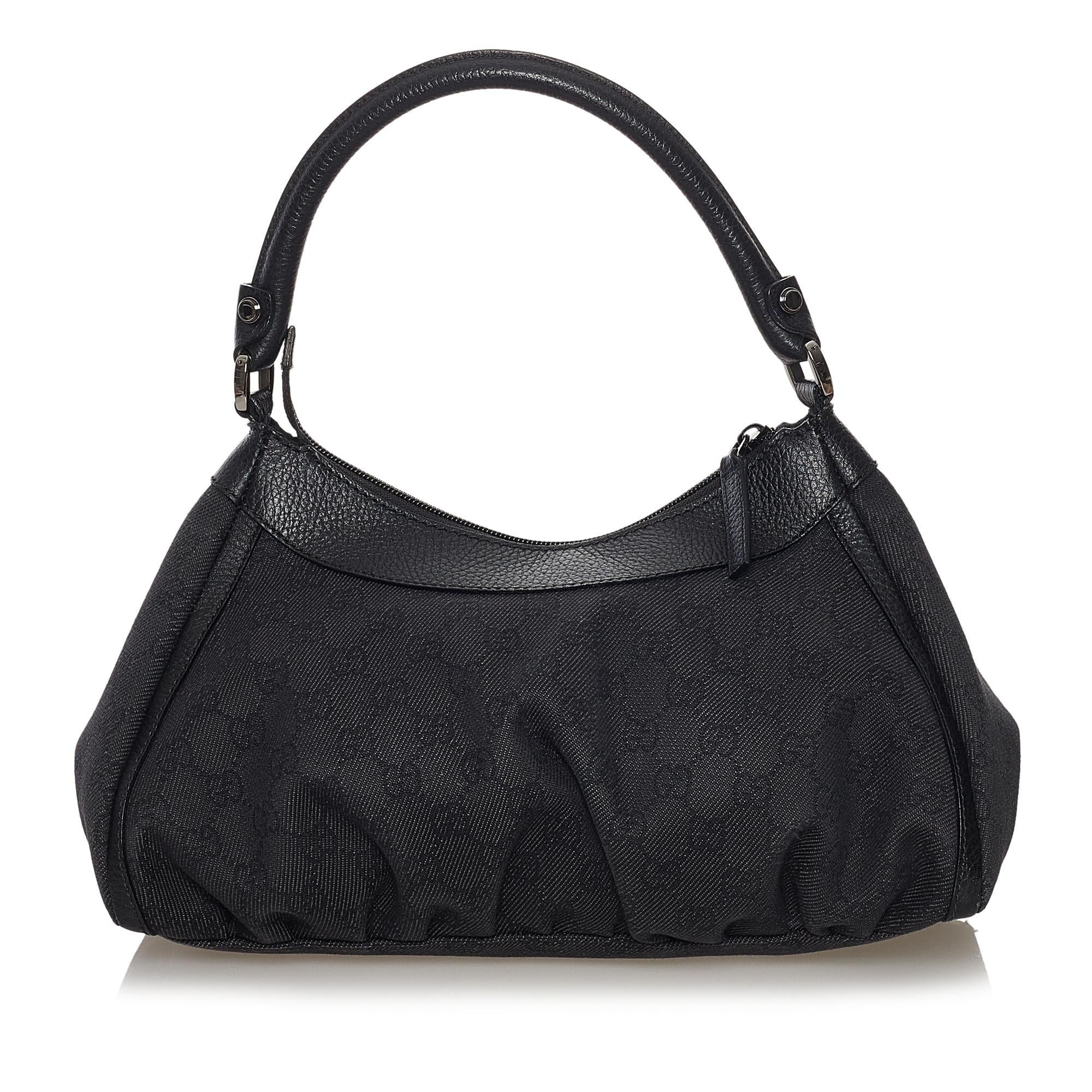 Gucci GG Canvas Abbey D-Ring Shoulder Bag (SHG-33709)