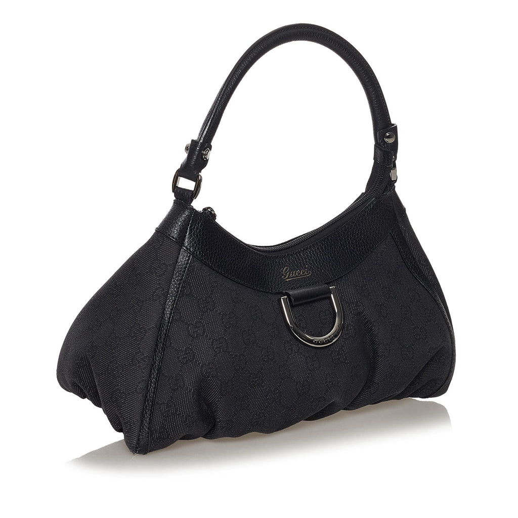 Gucci GG Canvas Abbey D-Ring Shoulder Bag (SHG-33709)
