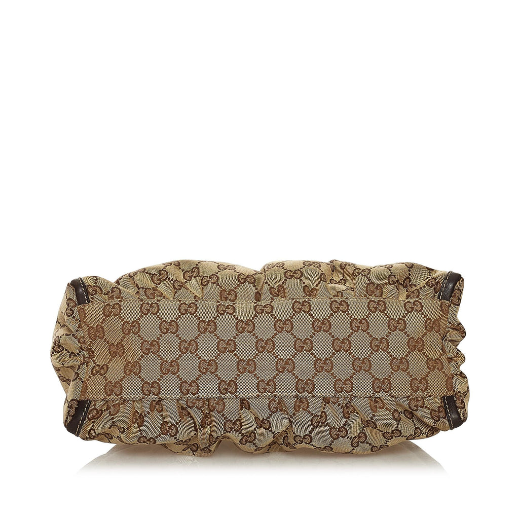 Gucci GG Canvas Abbey D-Ring Shoulder Bag (SHG-34625)