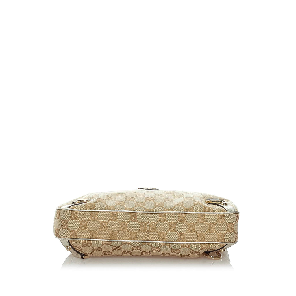 Gucci GG Canvas Abbey D-Ring Shoulder Bag (SHG-34762)
