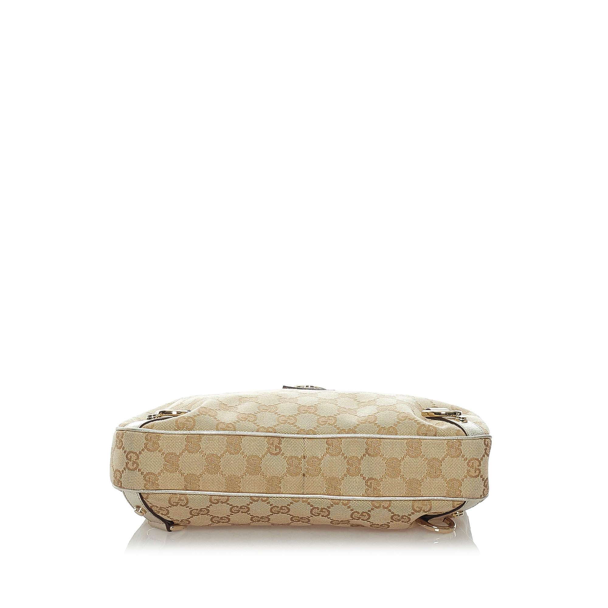 Gucci GG Canvas Abbey D-Ring Shoulder Bag (SHG-34762)