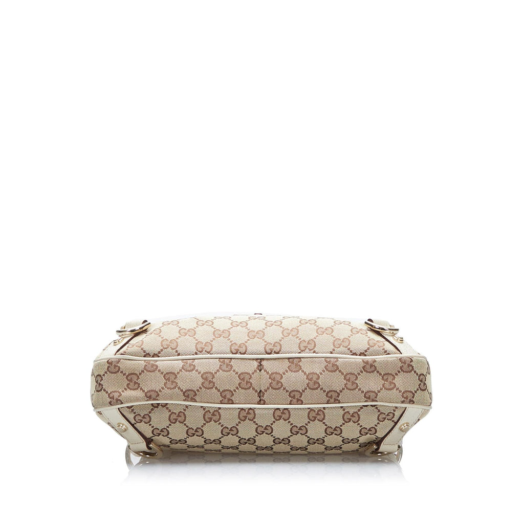 Gucci GG Canvas Abbey D-Ring Shoulder Bag (SHG-37903)