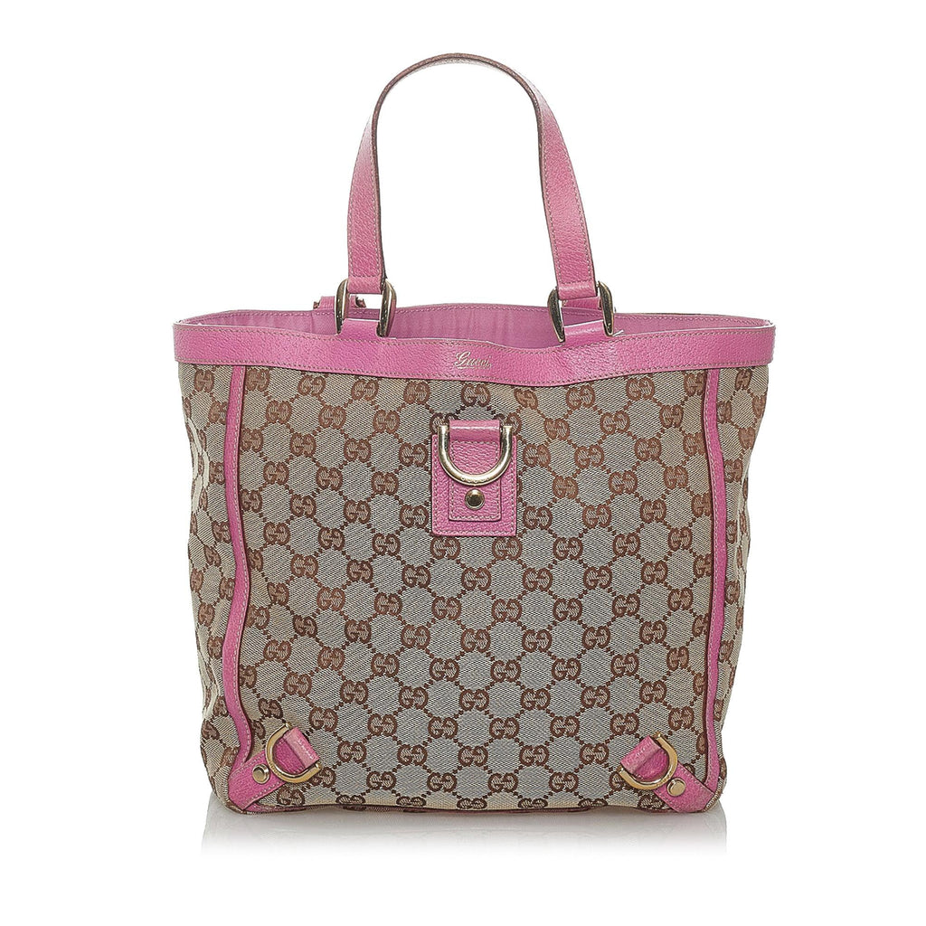 Gucci GG Canvas Abbey D-Ring Tote Bag (SHG-29343)