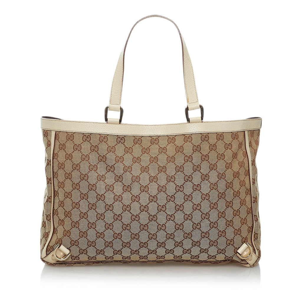 Gucci GG Canvas Abbey D- Ring Tote Bag (SHG-29462)