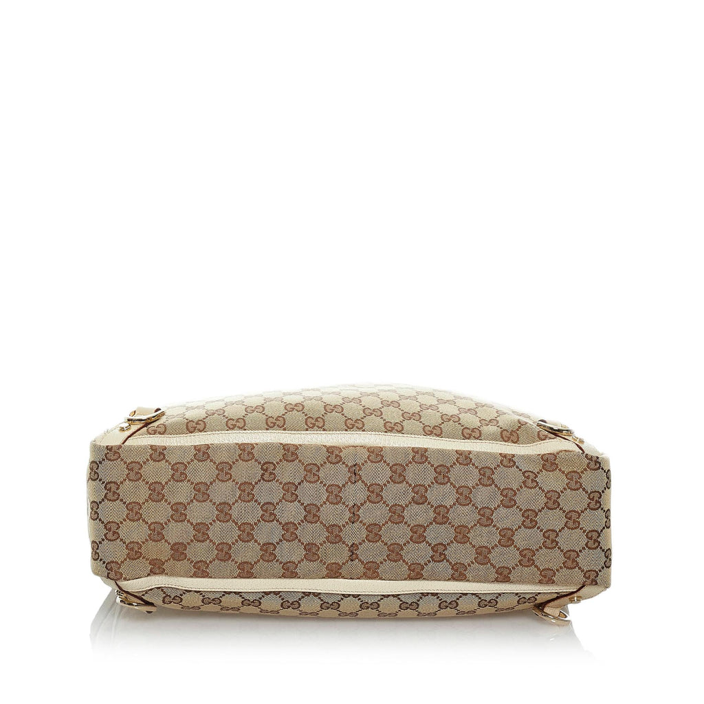Gucci GG Canvas Abbey D- Ring Tote Bag (SHG-29462)