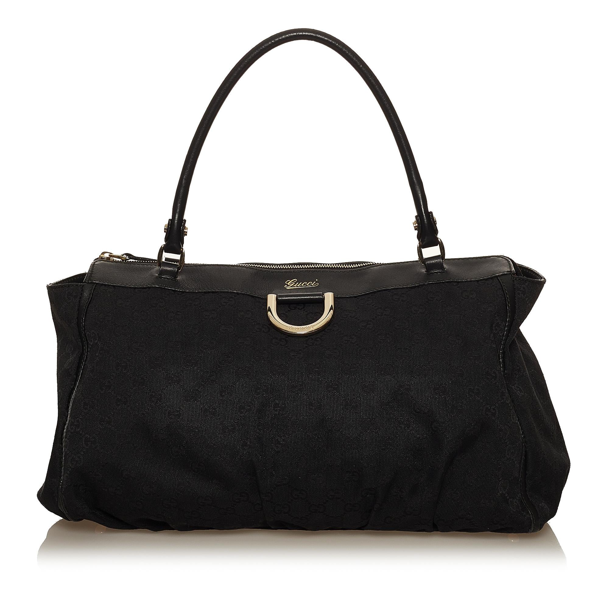Gucci GG Canvas Abbey D-Ring Tote Bag (SHG-29537)