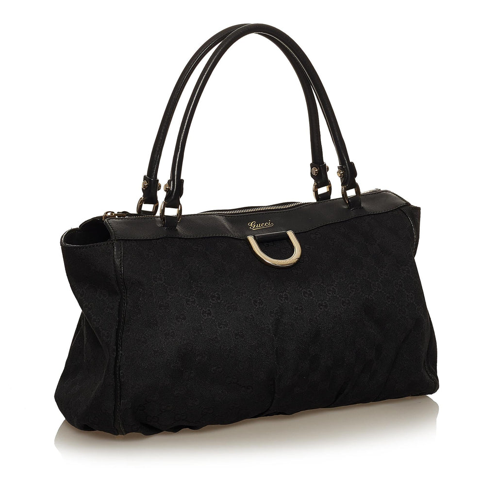 Gucci GG Canvas Abbey D-Ring Tote Bag (SHG-29537)