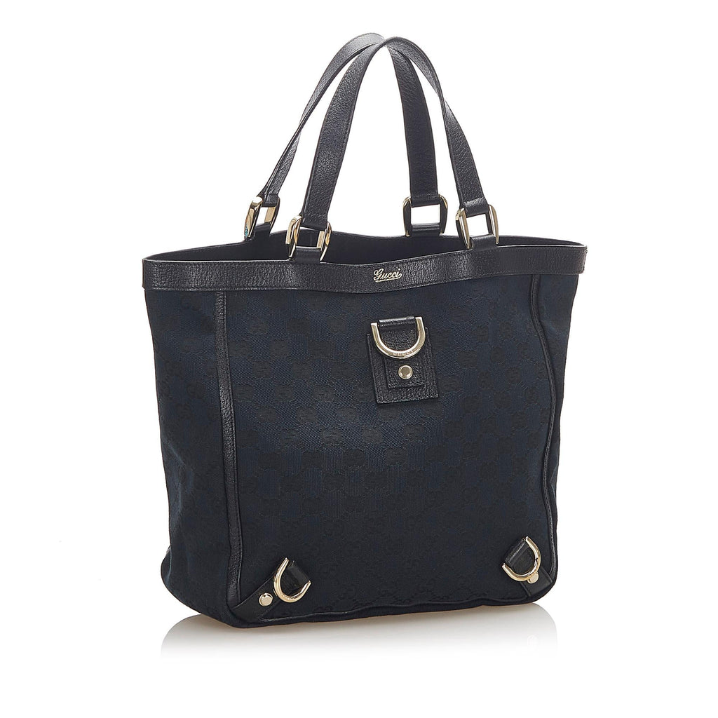 Gucci GG Canvas Abbey D Ring Tote Bag (SHG-32309)