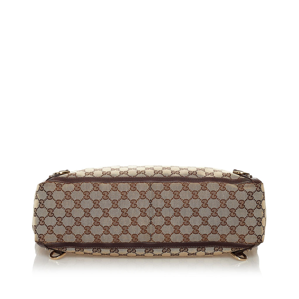 Gucci GG Canvas Abbey D-Ring Tote Bag (SHG-32696)