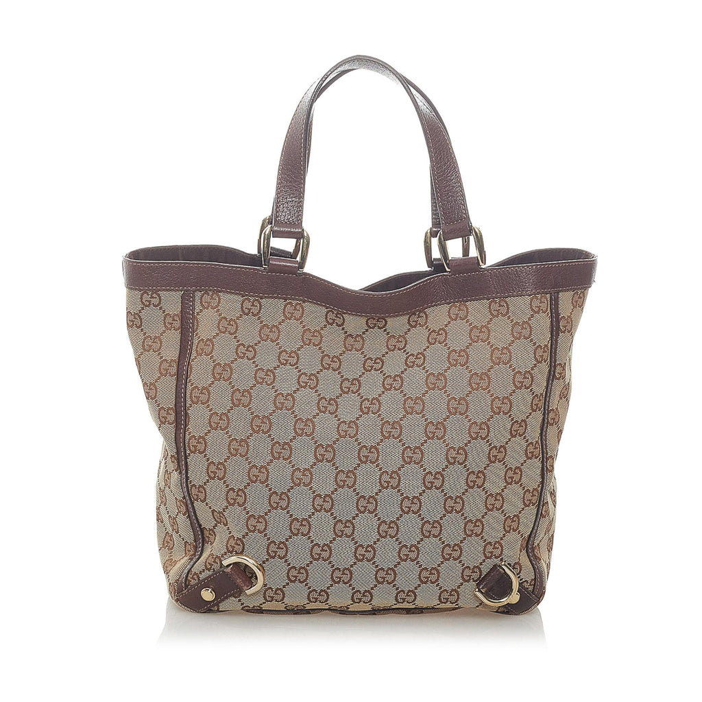 Gucci GG Canvas Abbey D-Ring Tote Bag (SHG-33380)