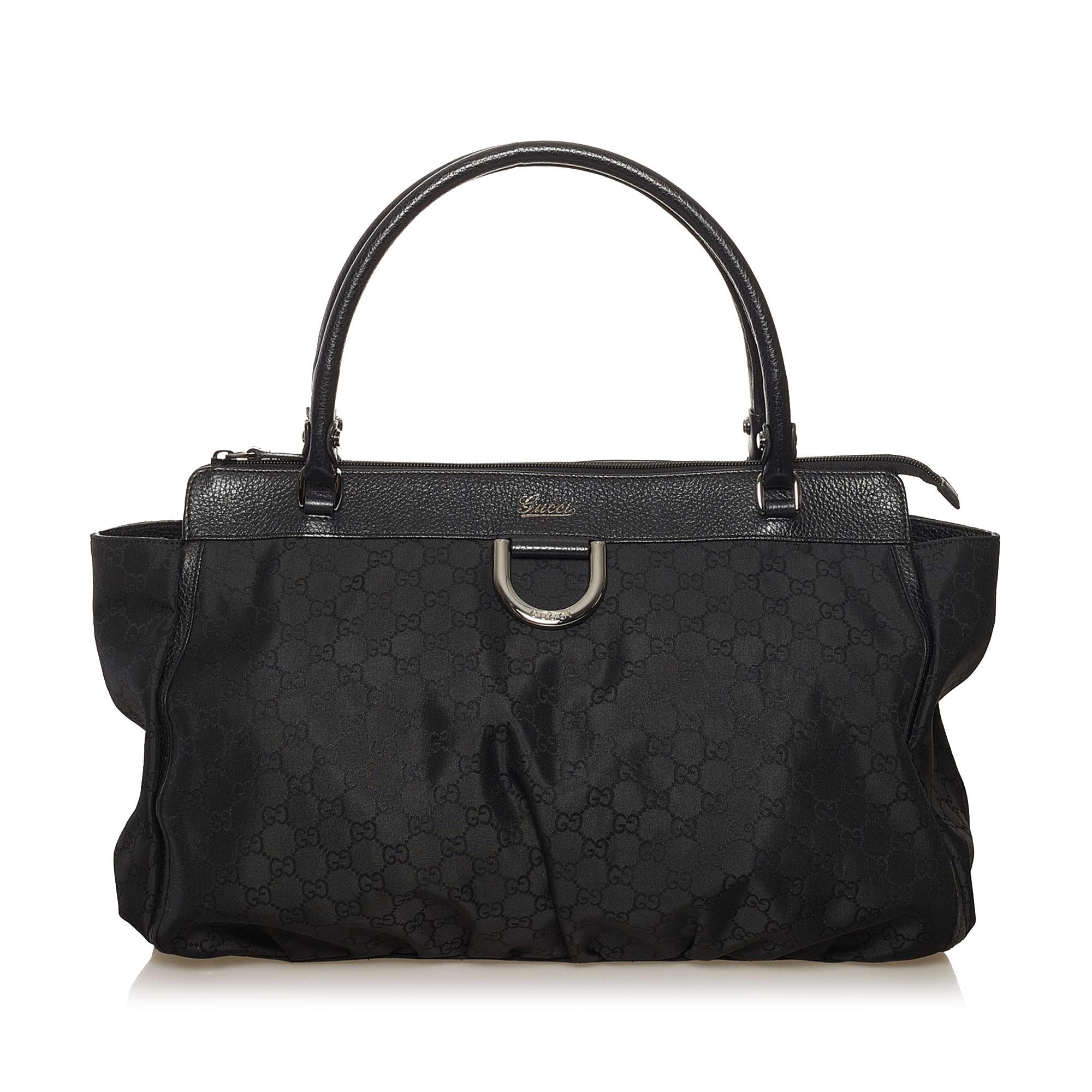 Gucci GG Canvas Abbey D-Ring Tote Bag (SHG-35028)