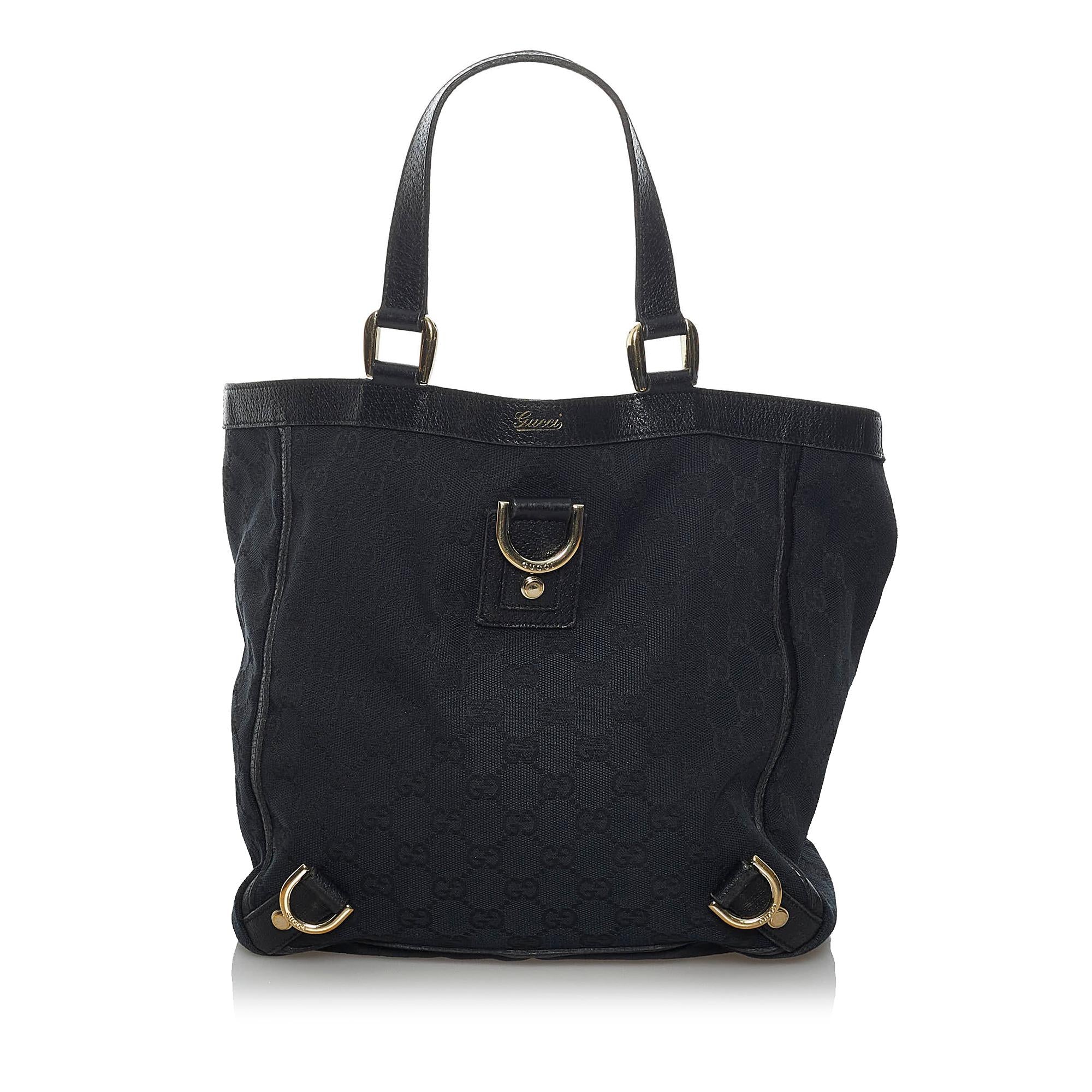 Gucci GG Canvas Abbey D-Ring Tote Bag (SHG-36166)