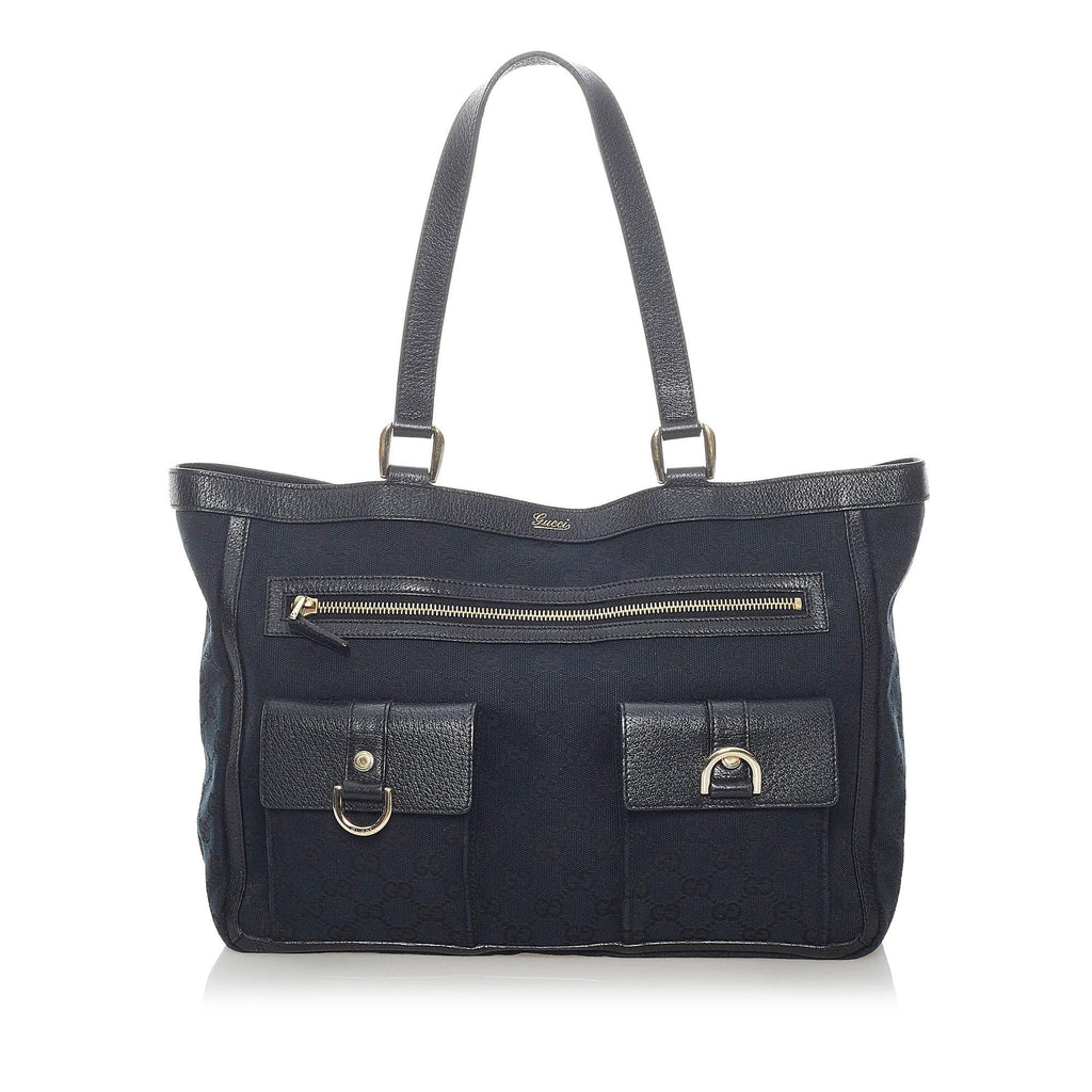Gucci GG Canvas Abbey D Ring Tote Bag (SHG-37227)