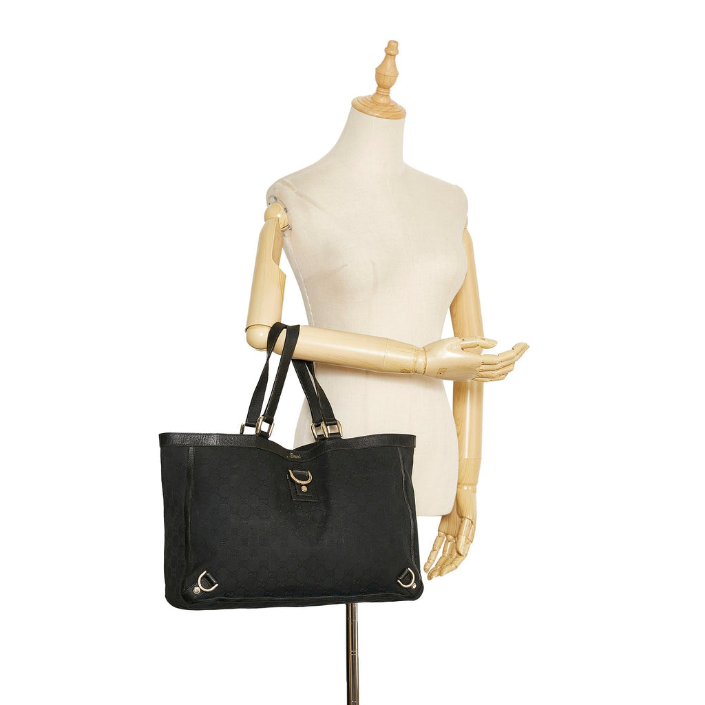 Gucci GG Canvas Abbey D- Ring Tote Bag (SHG-j3ZbIL)