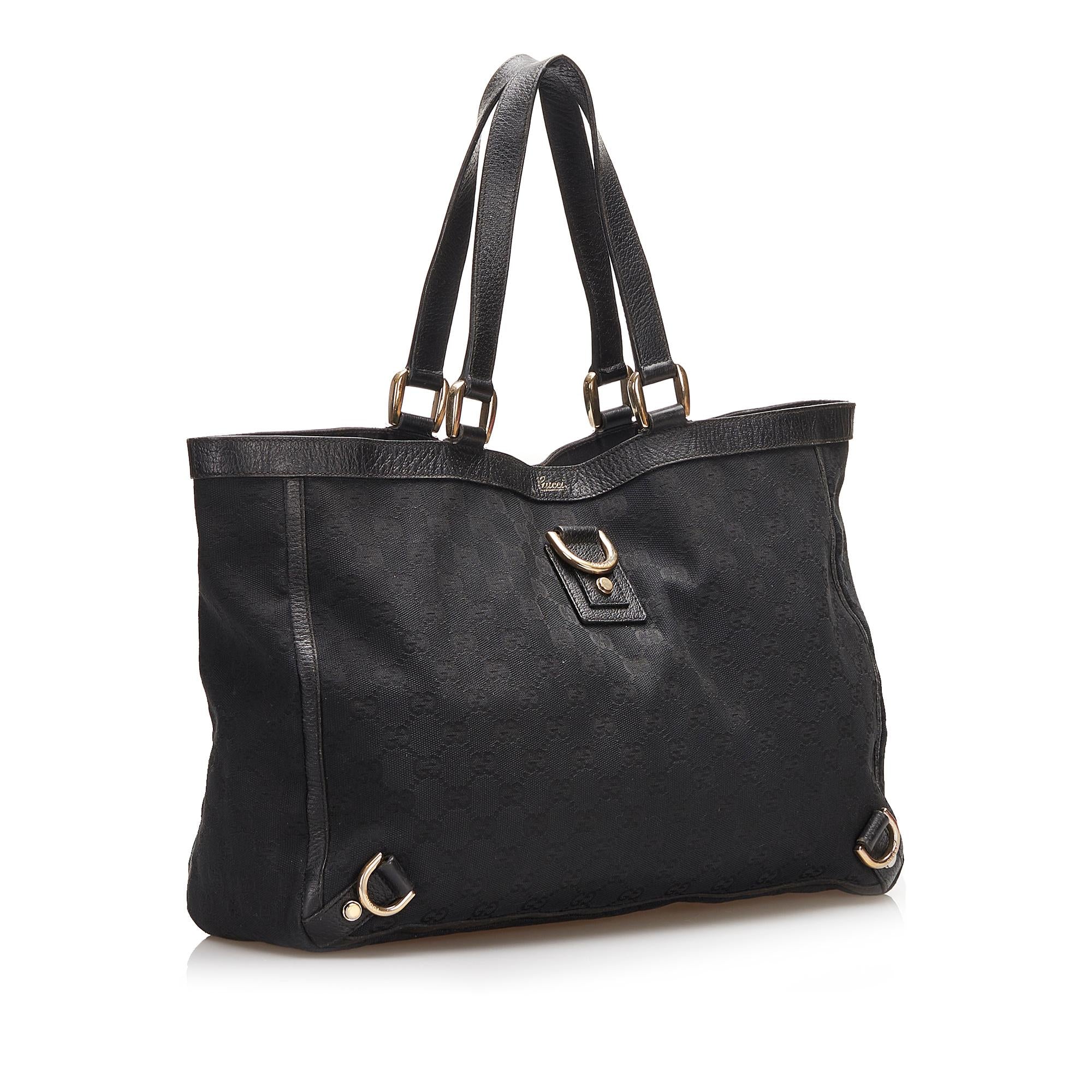 Gucci GG Canvas Abbey D- Ring Tote Bag (SHG-j3ZbIL)