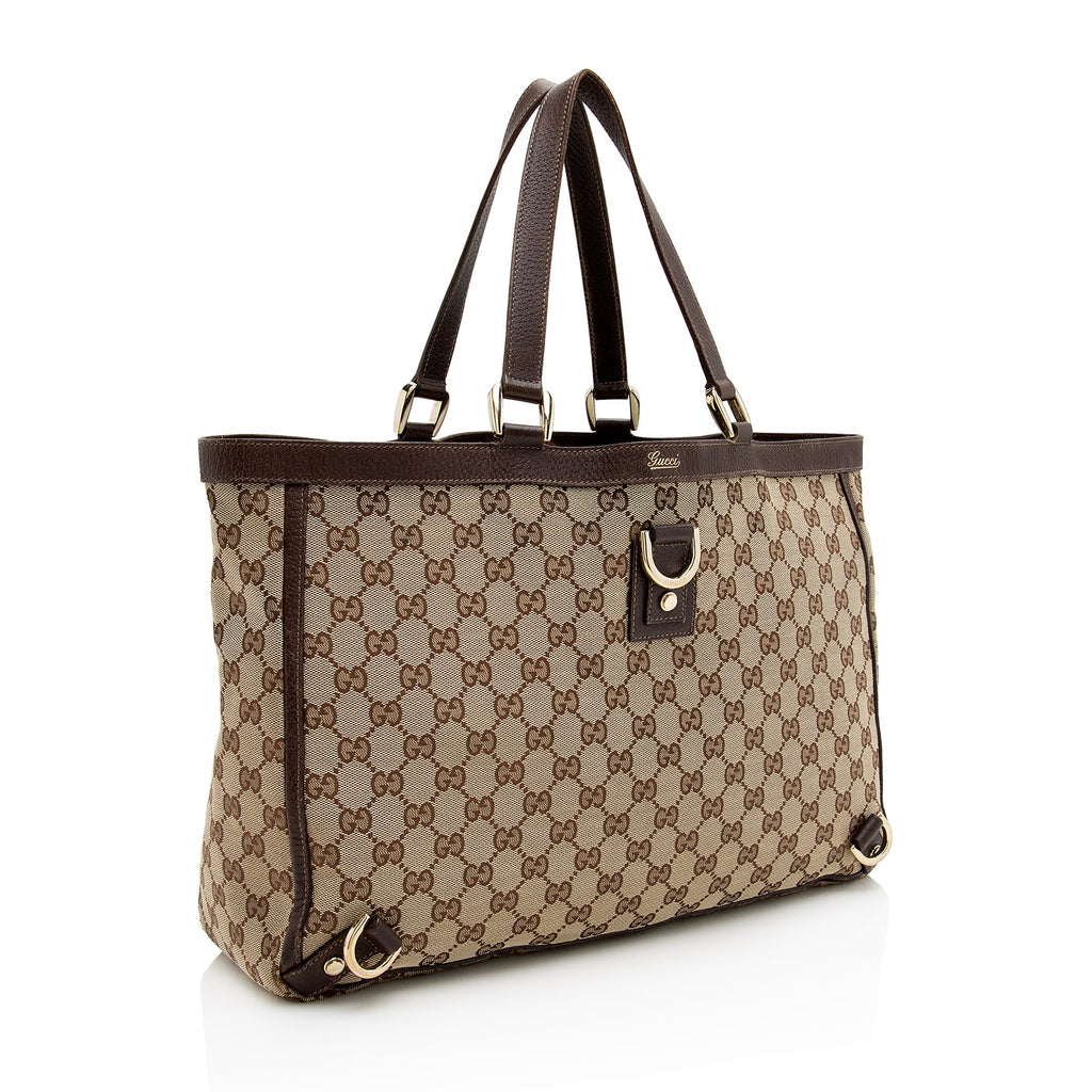 Gucci GG Canvas Abbey Large Tote (SHF-22954)