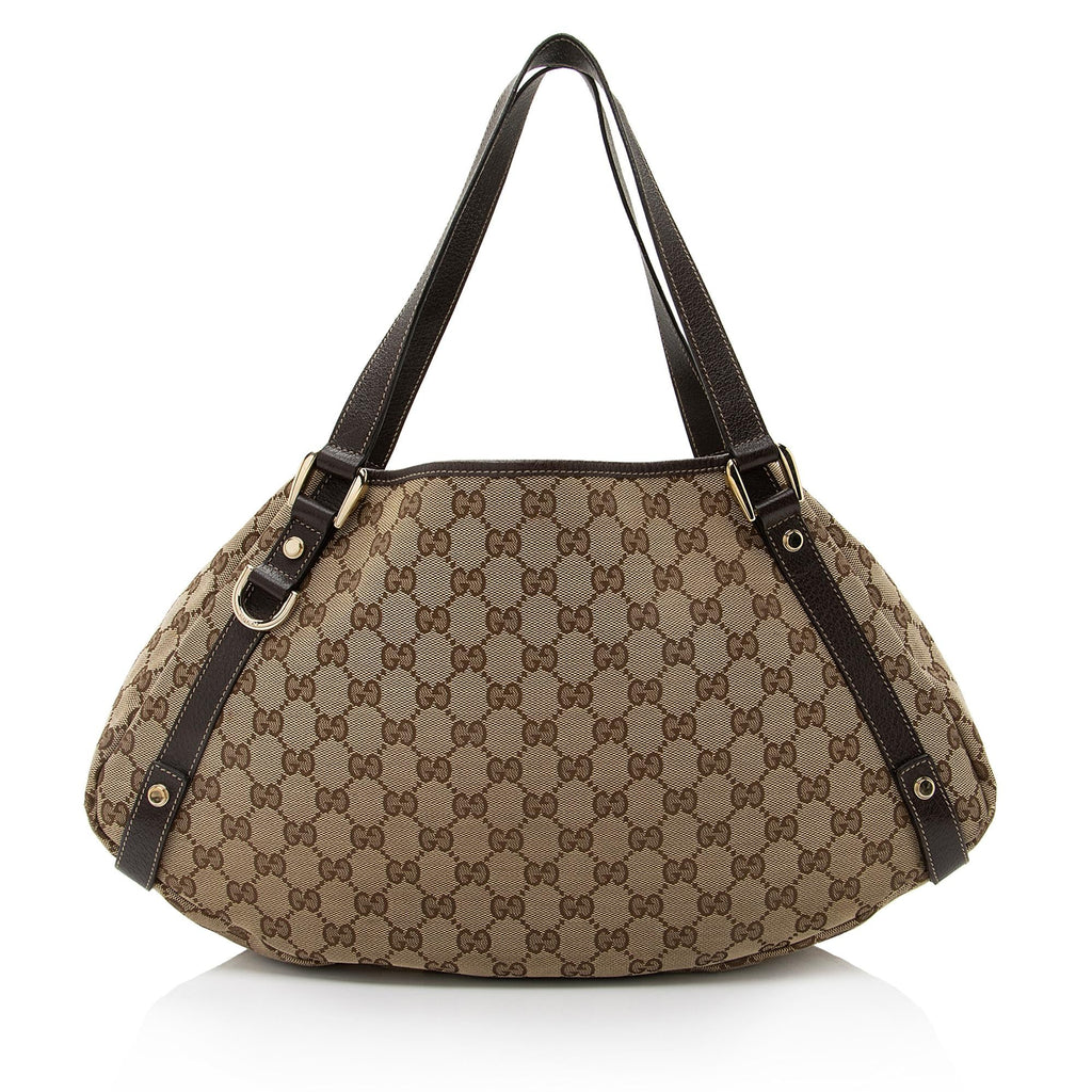 Gucci GG Canvas Abbey Medium Shoulder Bag (SHF-FVPq0K)