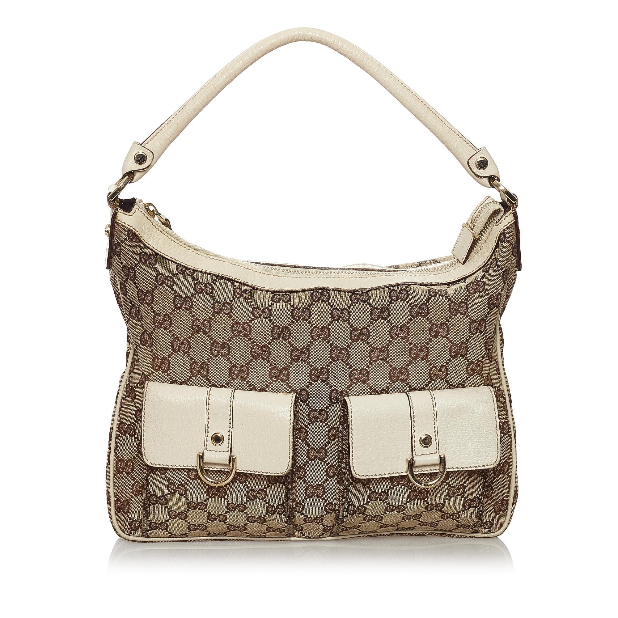 Gucci GG Canvas Abbey Shoulder Bag (SHG-32008)